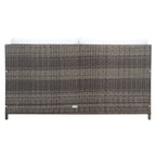 SAFAVIEH Outdoor Taniyah Wicker Daybed with Pillow & Cushions - 53W x 28D x 62H