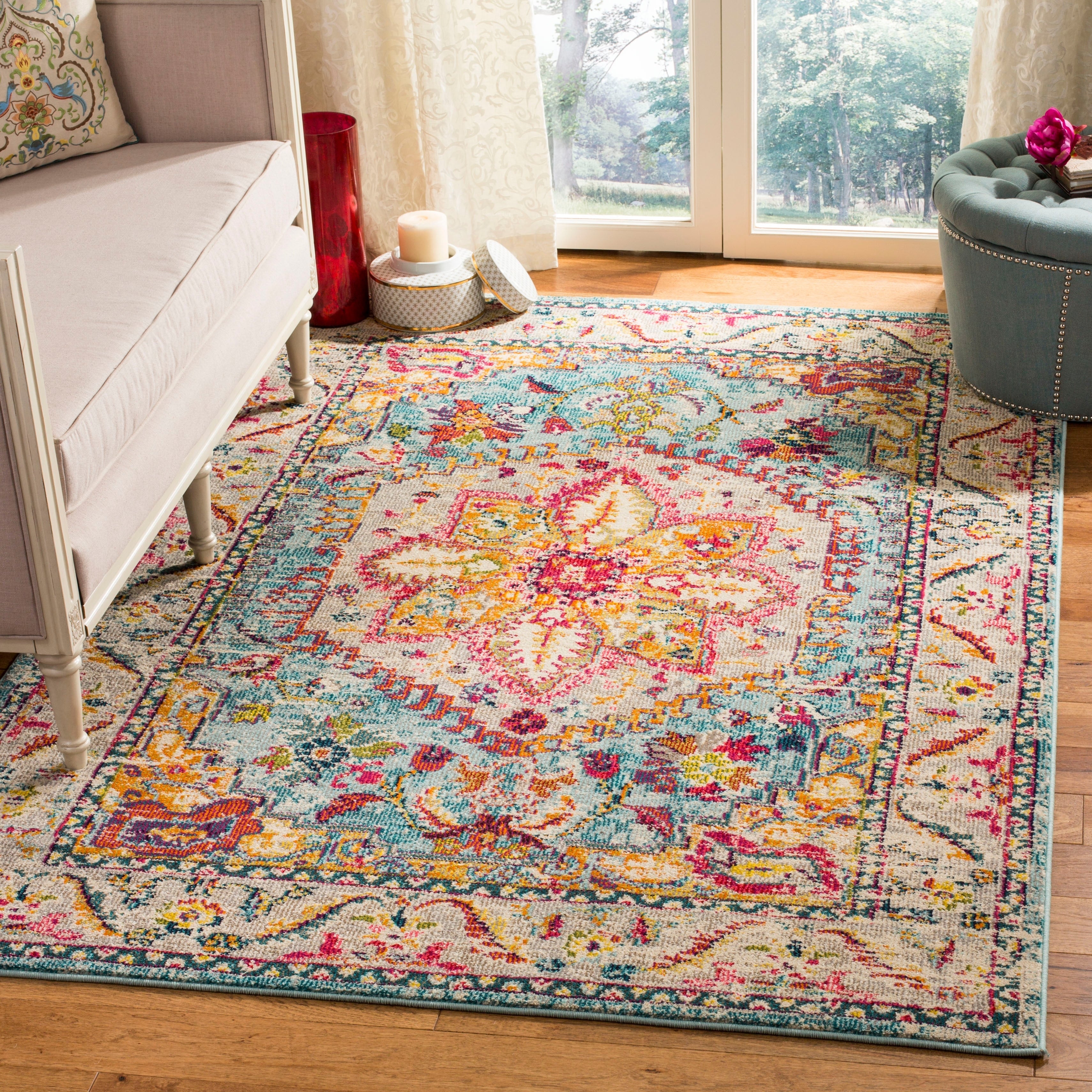 SAFAVIEH Phoenix Sameh Vintage Boho Oriental Rug