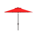 SAFAVIEH Rieta Aluminum Tilt And Crank 9-Foot Patio Umbrella, Base Not Included