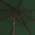 SAFAVIEH Rieta Aluminum Tilt And Crank 9-Foot Patio Umbrella, Base Not Included