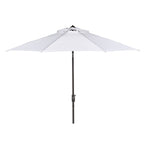 SAFAVIEH Rieta Aluminum Tilt And Crank 9-Foot Patio Umbrella, Base Not Included