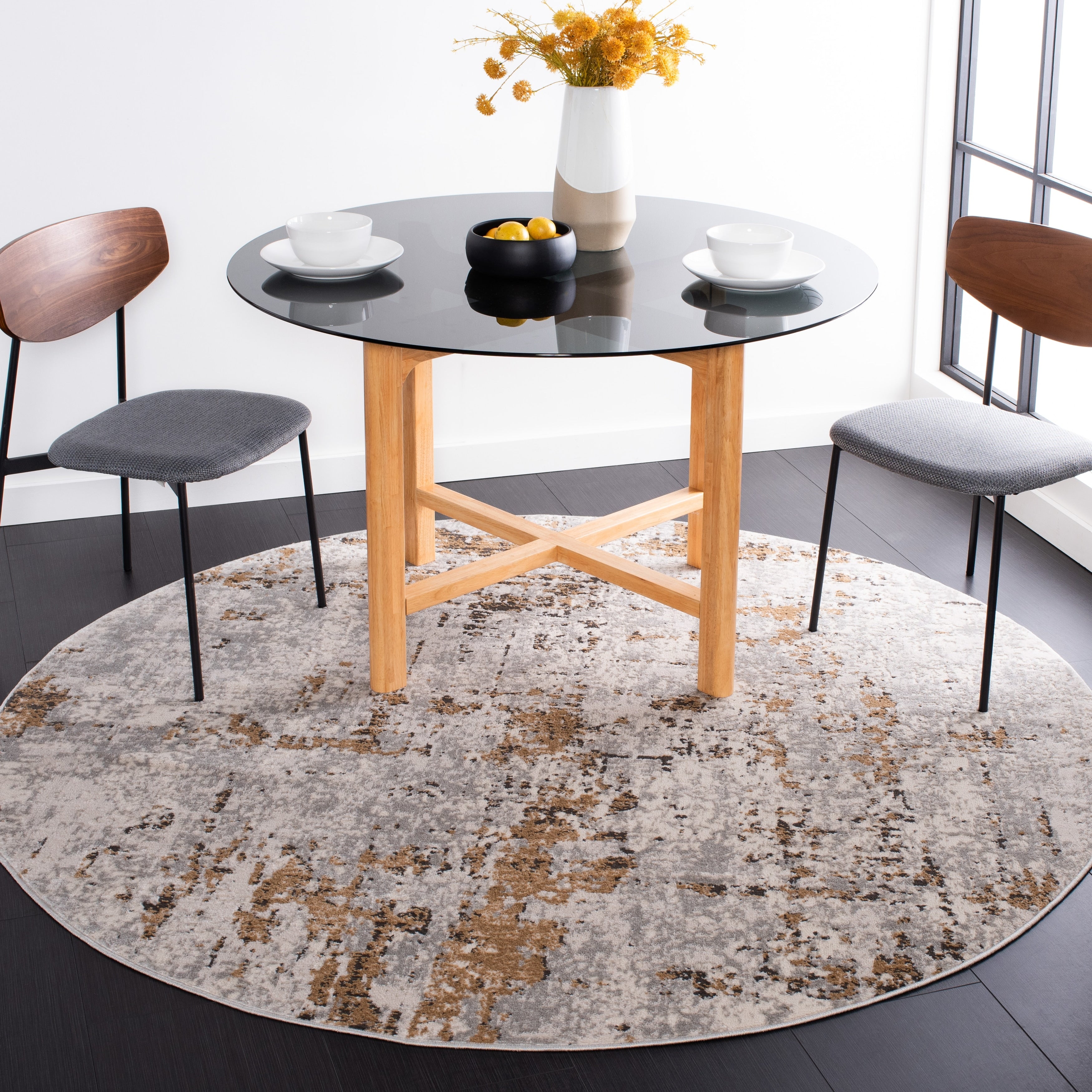 SAFAVIEH Shivan Petruna Modern Abstract Rug