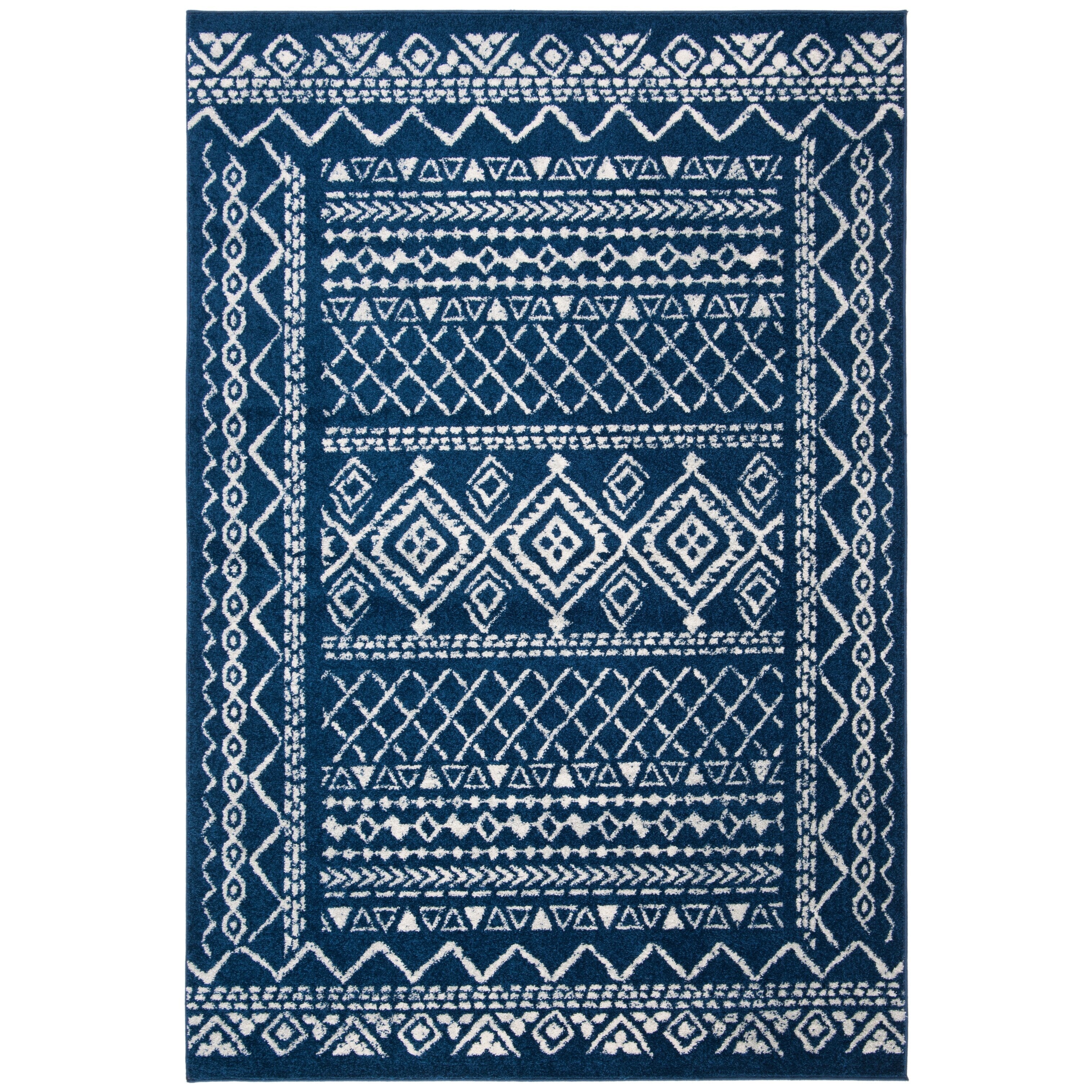 SAFAVIEH Tulum Hinnertje Rustic Moroccan Boho Tribal Distressed Rug
