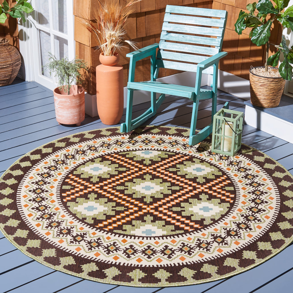 SAFAVIEH Veranda Rita Indoor/ Outdoor Waterproof Patio Backyard Rug