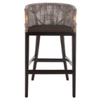 SAFAVIEH Virona Rattan 30-inch Bar Stool - 22.3 W x 20.5 L x 39 H - 22Wx21Dx39H