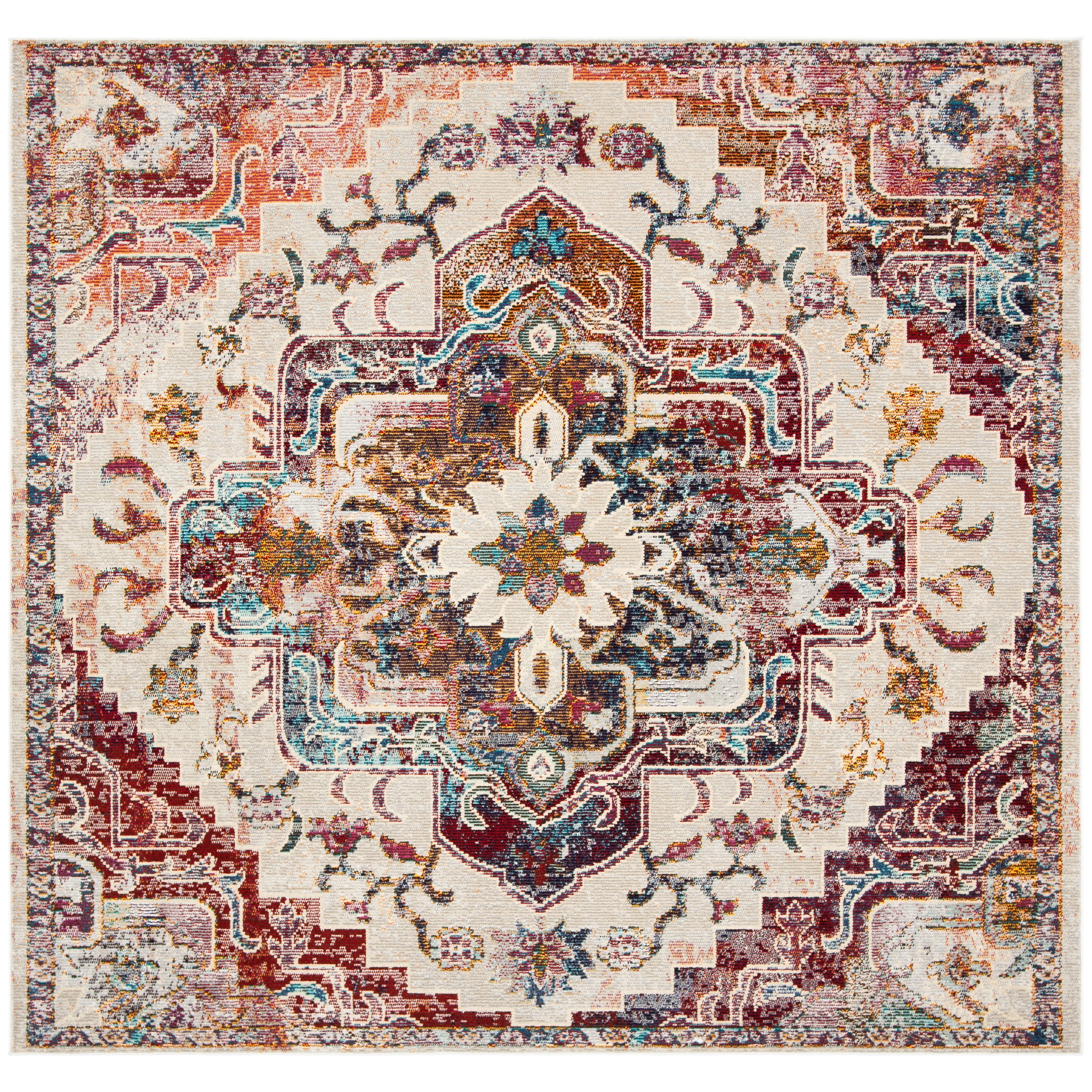 SAFAVIEH, Crystal Naimat Vintage Boho Medallion Rug