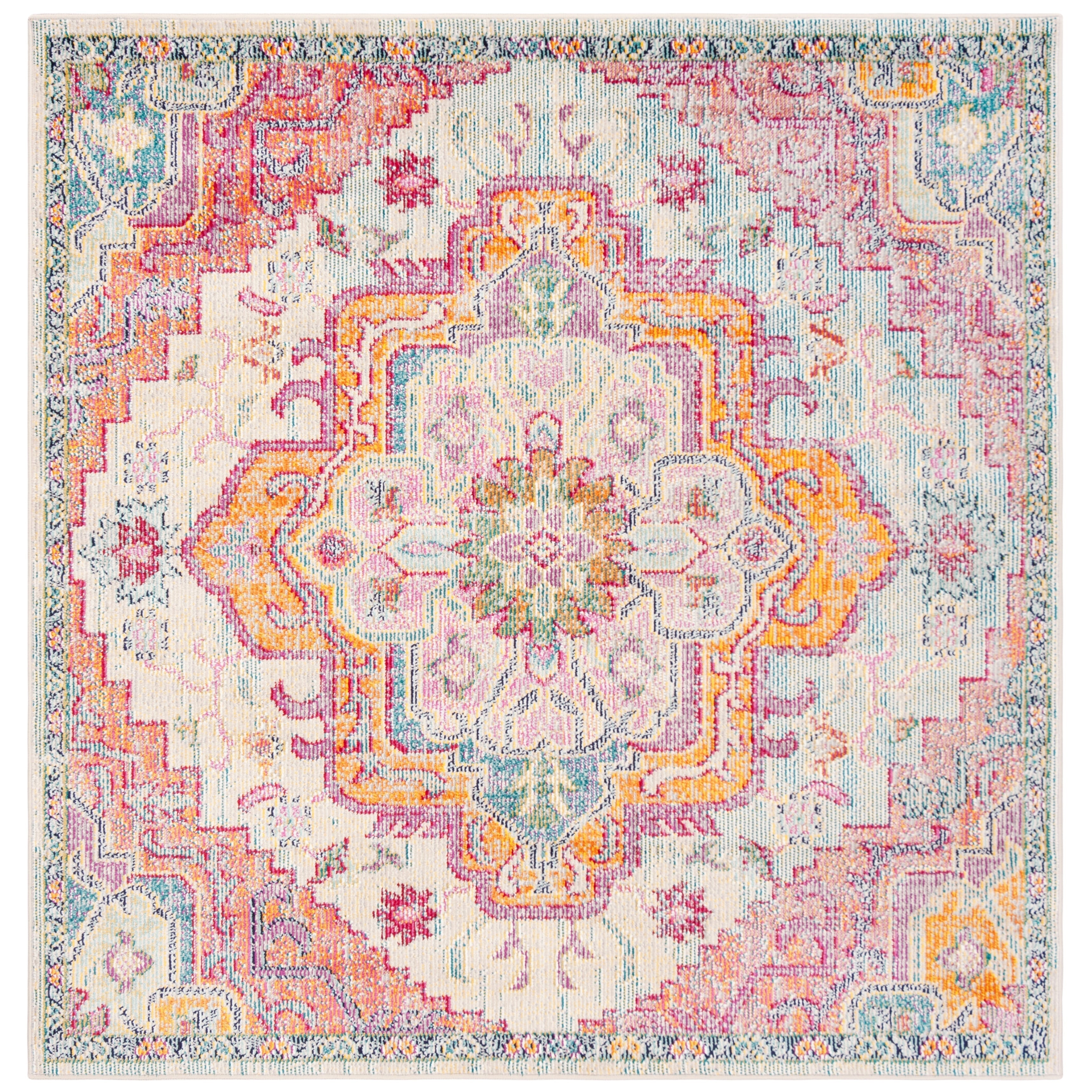 SAFAVIEH, Crystal Naimat Vintage Boho Medallion Rug