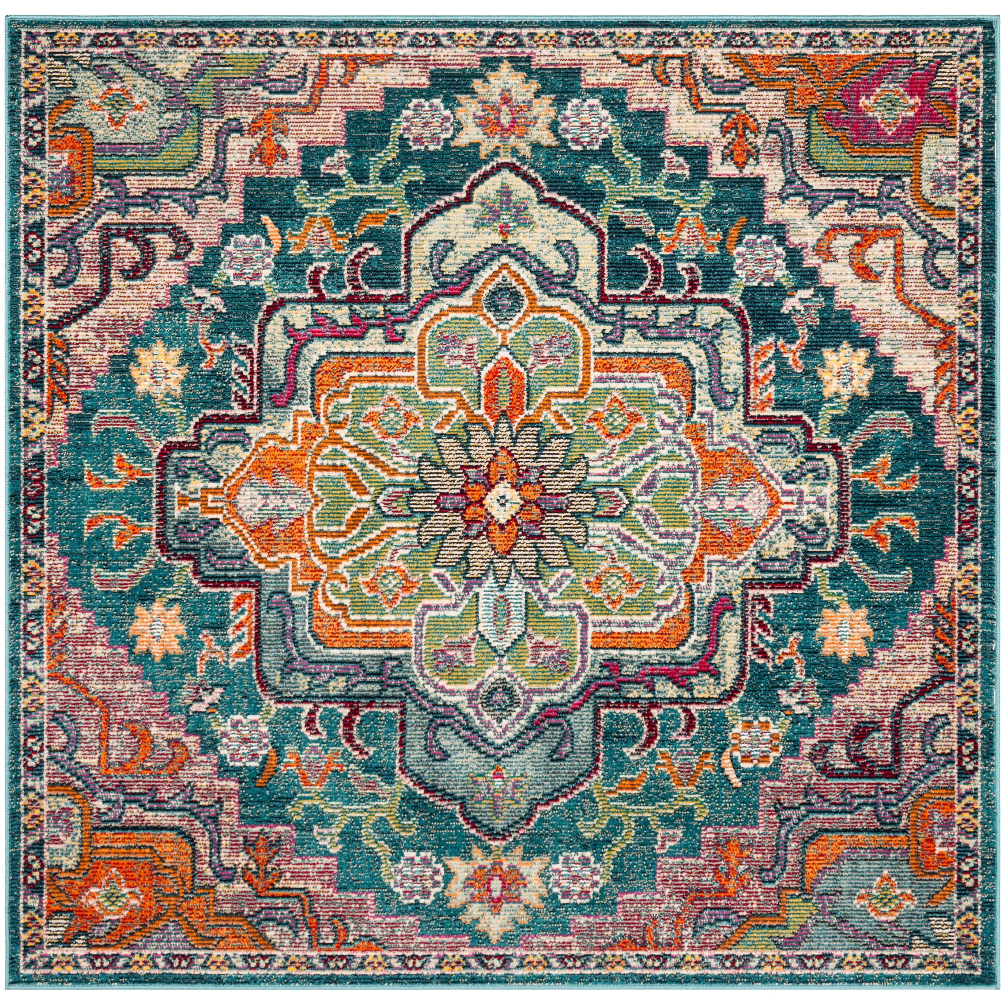 SAFAVIEH, Crystal Naimat Vintage Boho Medallion Rug