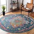 SAFAVIEH, Crystal Naimat Vintage Boho Medallion Rug