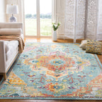 SAFAVIEH, Crystal Naimat Vintage Boho Medallion Rug