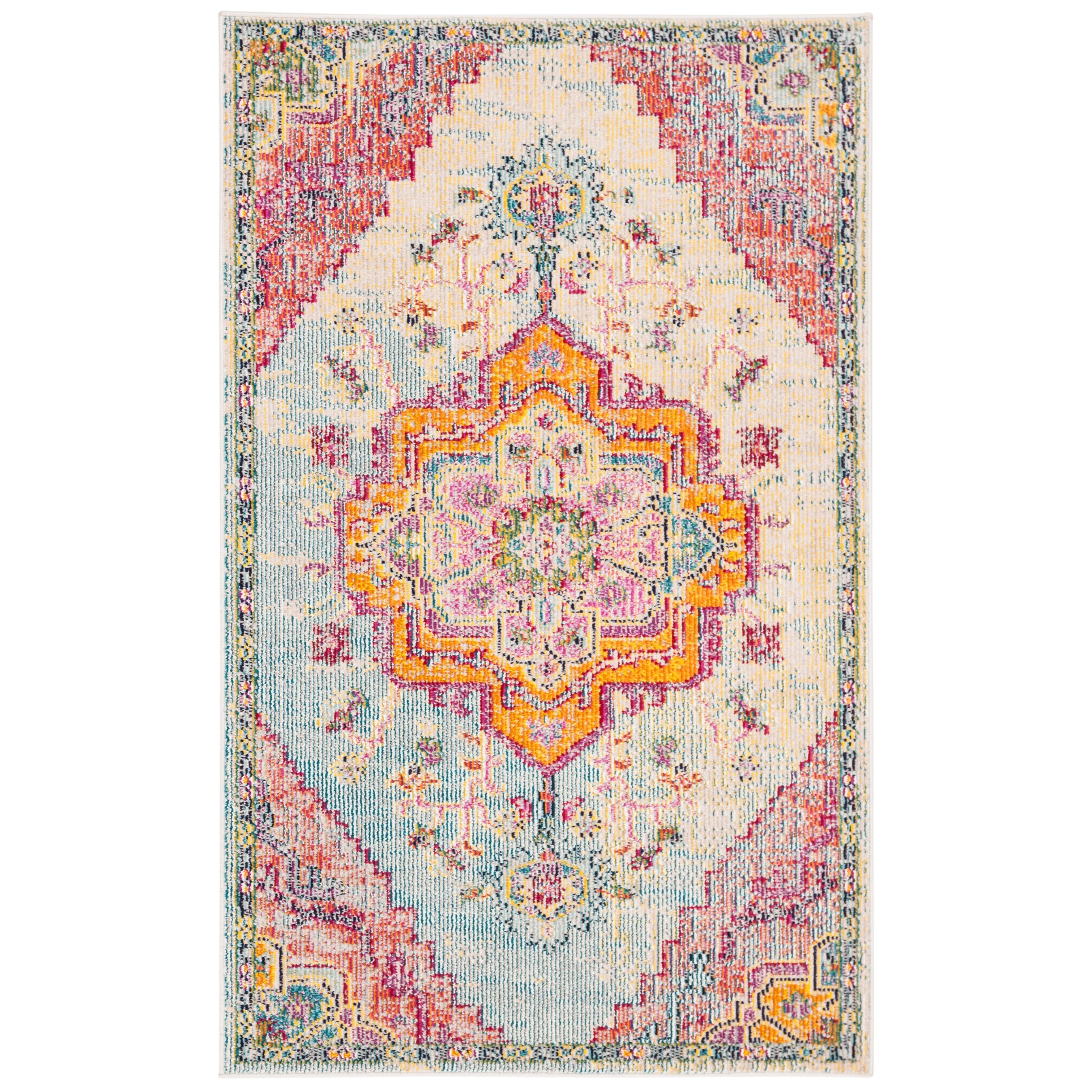 SAFAVIEH, Crystal Naimat Vintage Boho Medallion Rug