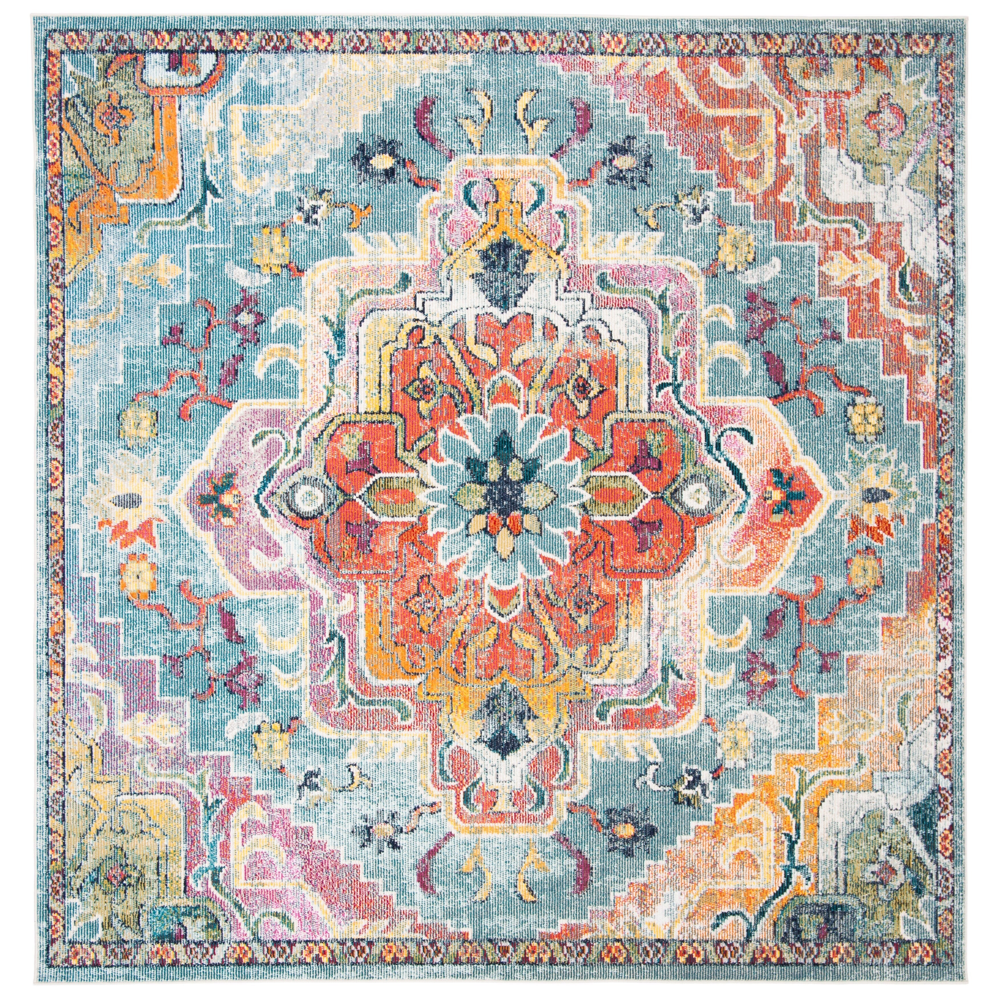SAFAVIEH, Crystal Naimat Vintage Boho Medallion Rug