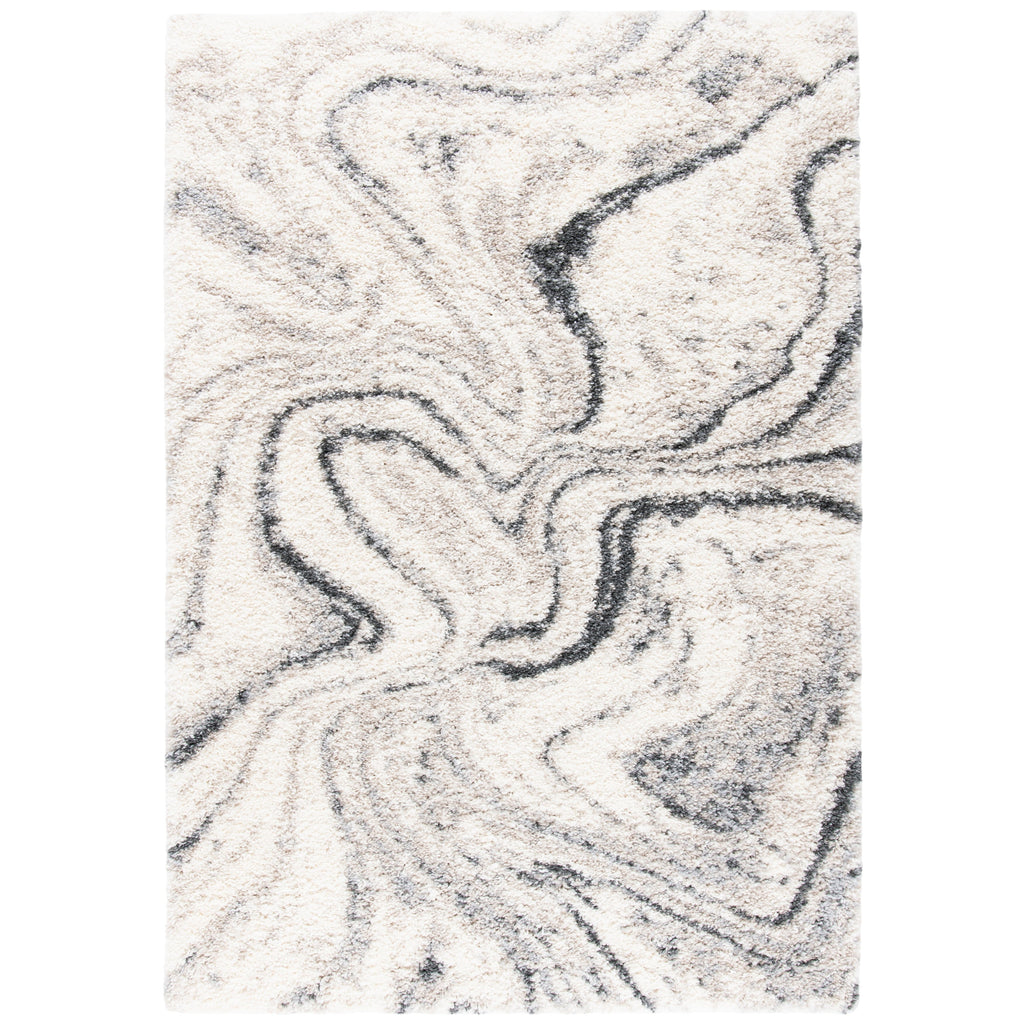 SAFAVIEH, Fontana Shag Zviya Modern Abstract 2-inch Thick Rug