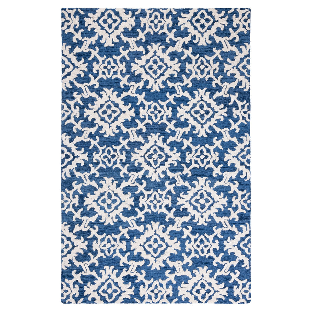 SAFAVIEH, Handmade Blossom Vesela Modern Floral Wool Rug