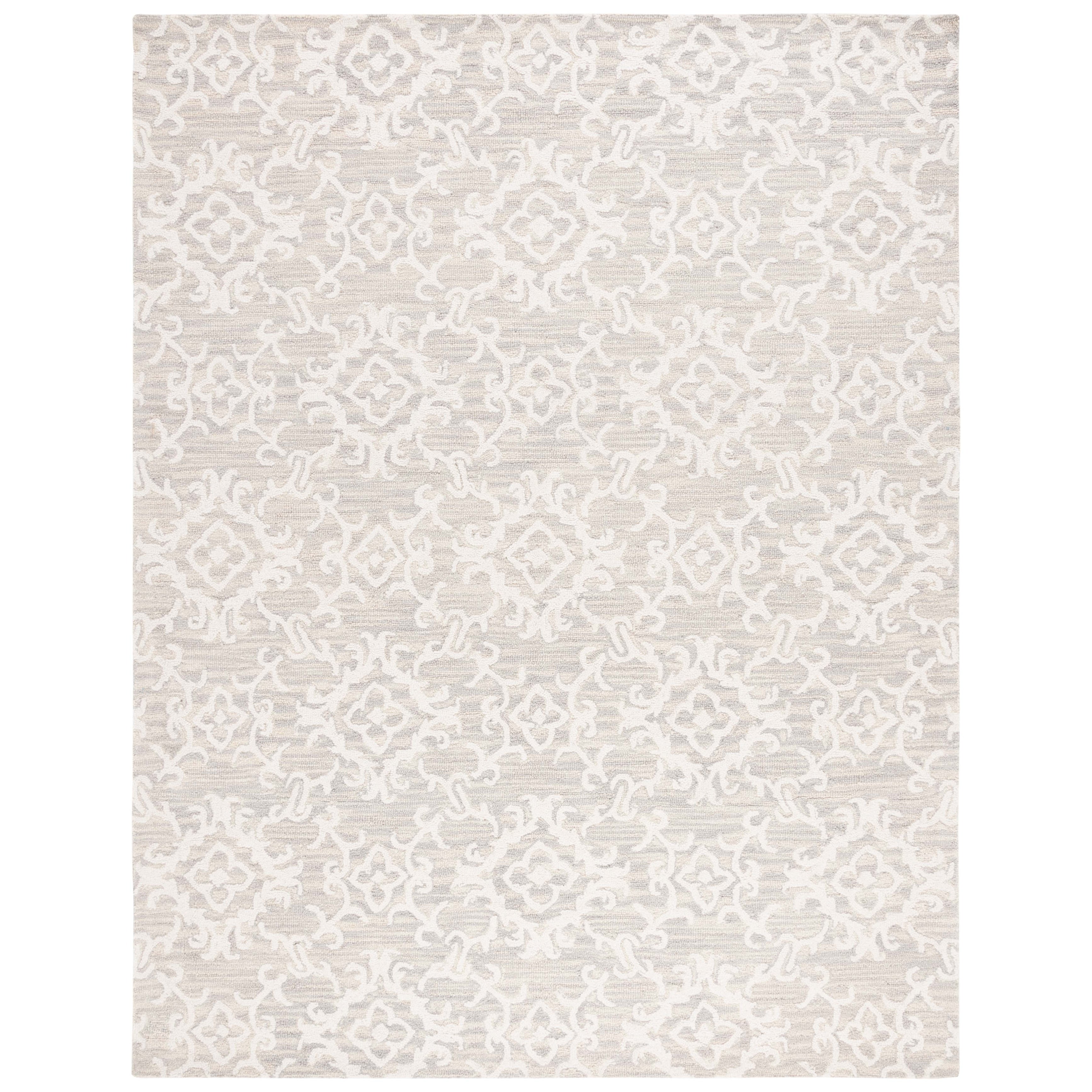 SAFAVIEH, Handmade Blossom Vesela Modern Floral Wool Rug