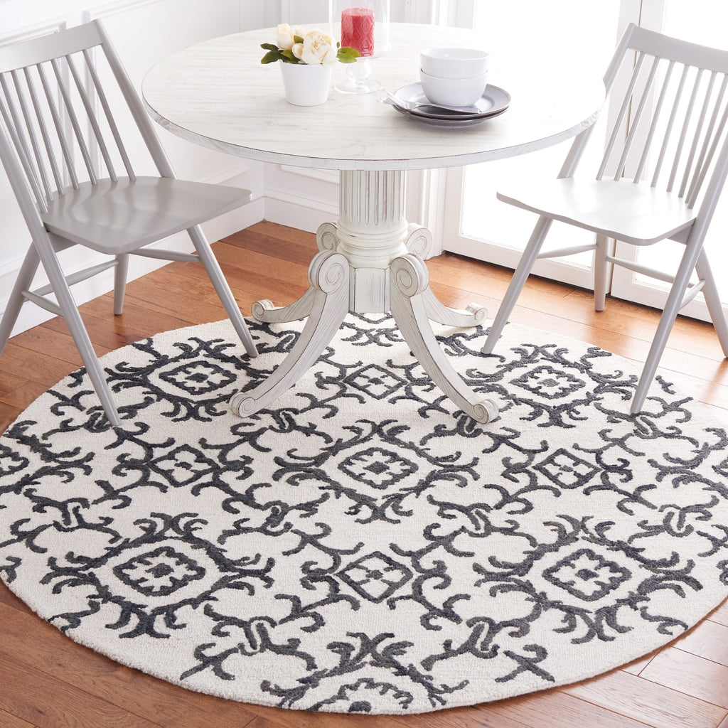 SAFAVIEH, Handmade Blossom Vesela Modern Floral Wool Rug