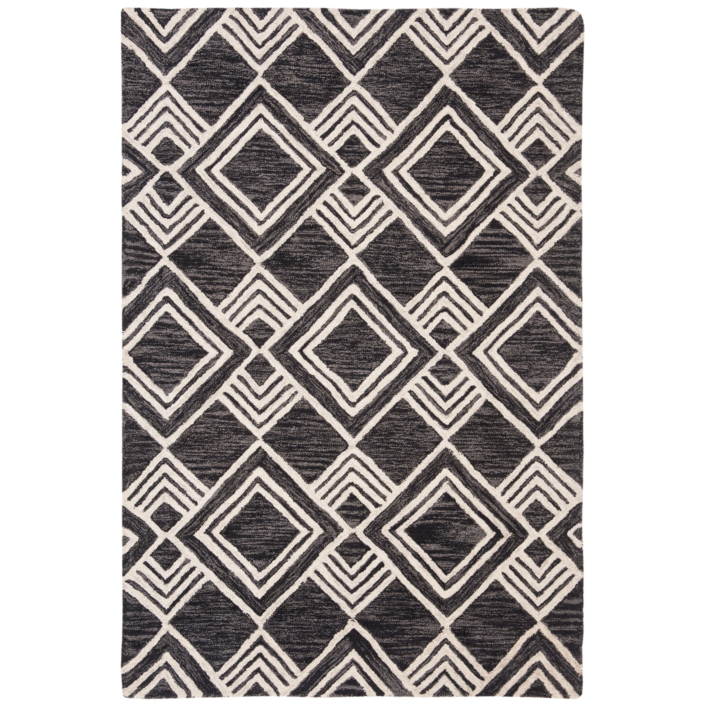 SAFAVIEH, Handmade Blossom Vesela Modern Floral Wool Rug