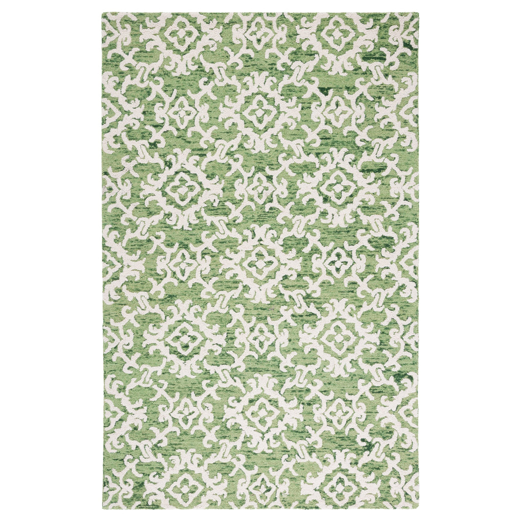 SAFAVIEH, Handmade Blossom Vesela Modern Floral Wool Rug
