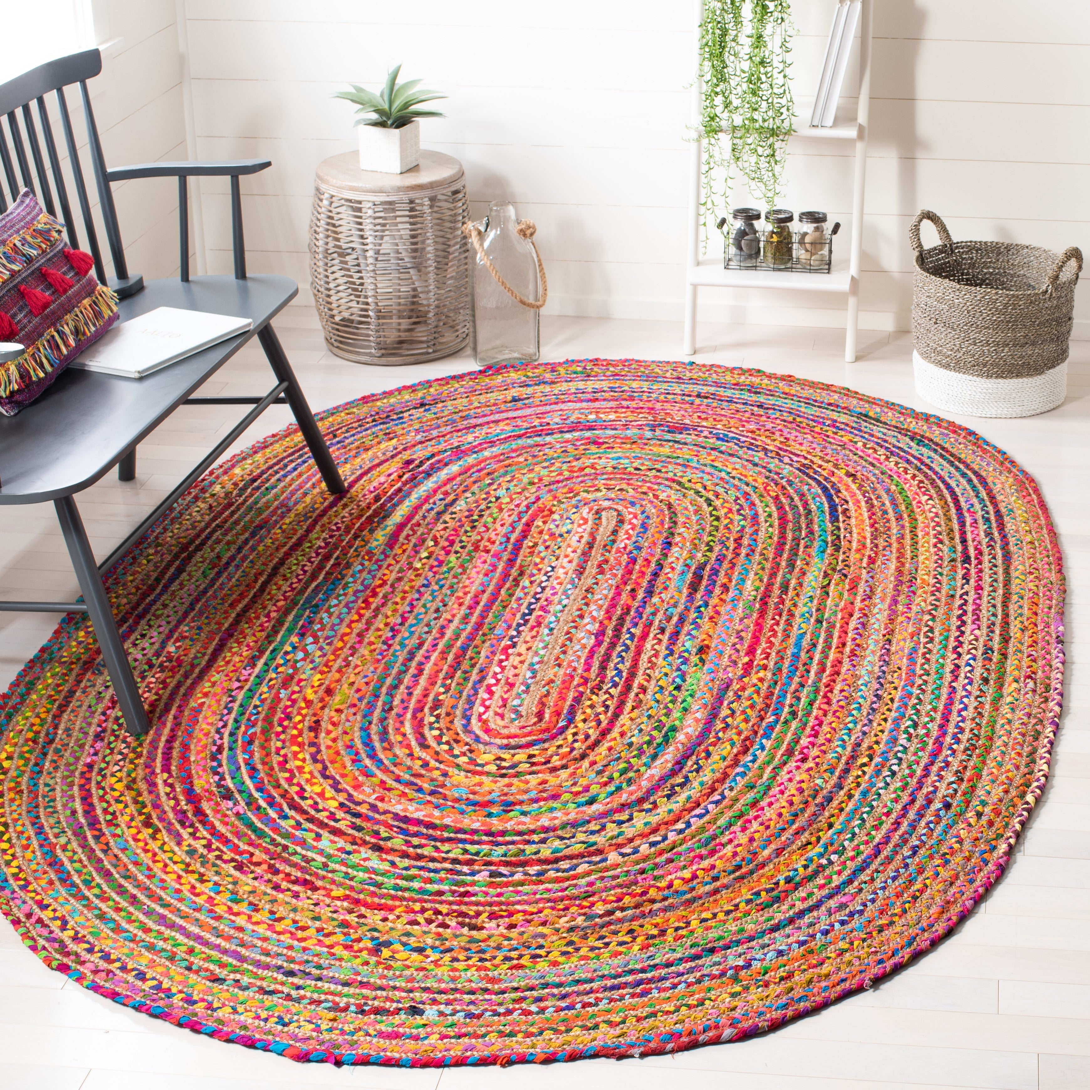 SAFAVIEH, Handmade Cape Cod Rietie Boho Coastal Jute Rug
