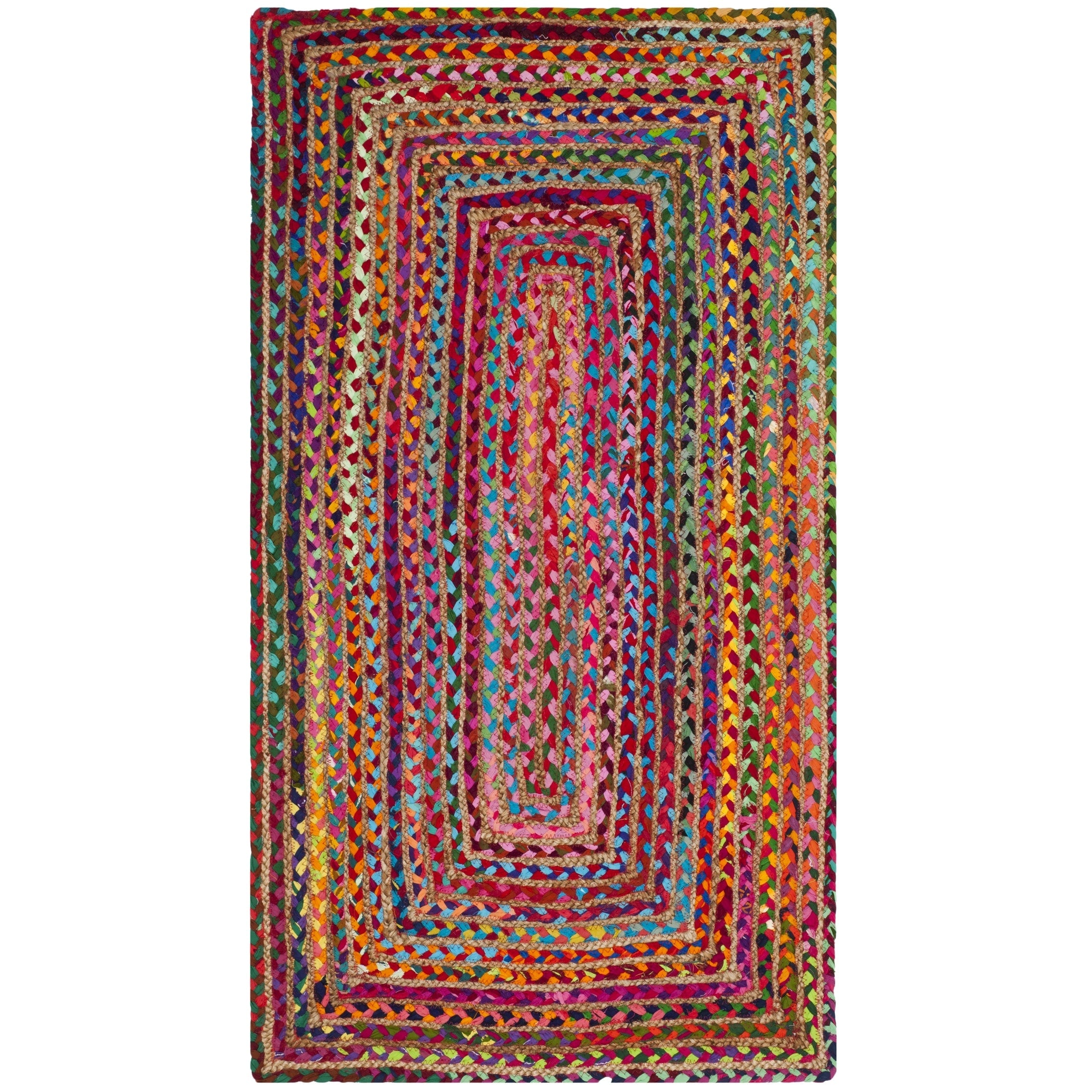 SAFAVIEH, Handmade Cape Cod Rietie Boho Coastal Jute Rug