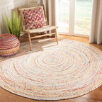 SAFAVIEH, Handmade Cape Cod Rietie Boho Coastal Jute Rug