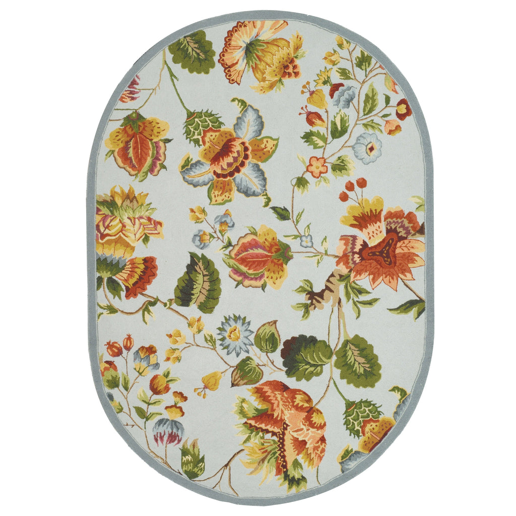 SAFAVIEH, Handmade Chelsea Jurendine French Country Floral Wool Rug