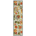 SAFAVIEH, Handmade Chelsea Jurendine French Country Floral Wool Rug