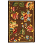SAFAVIEH, Handmade Chelsea Jurendine French Country Floral Wool Rug