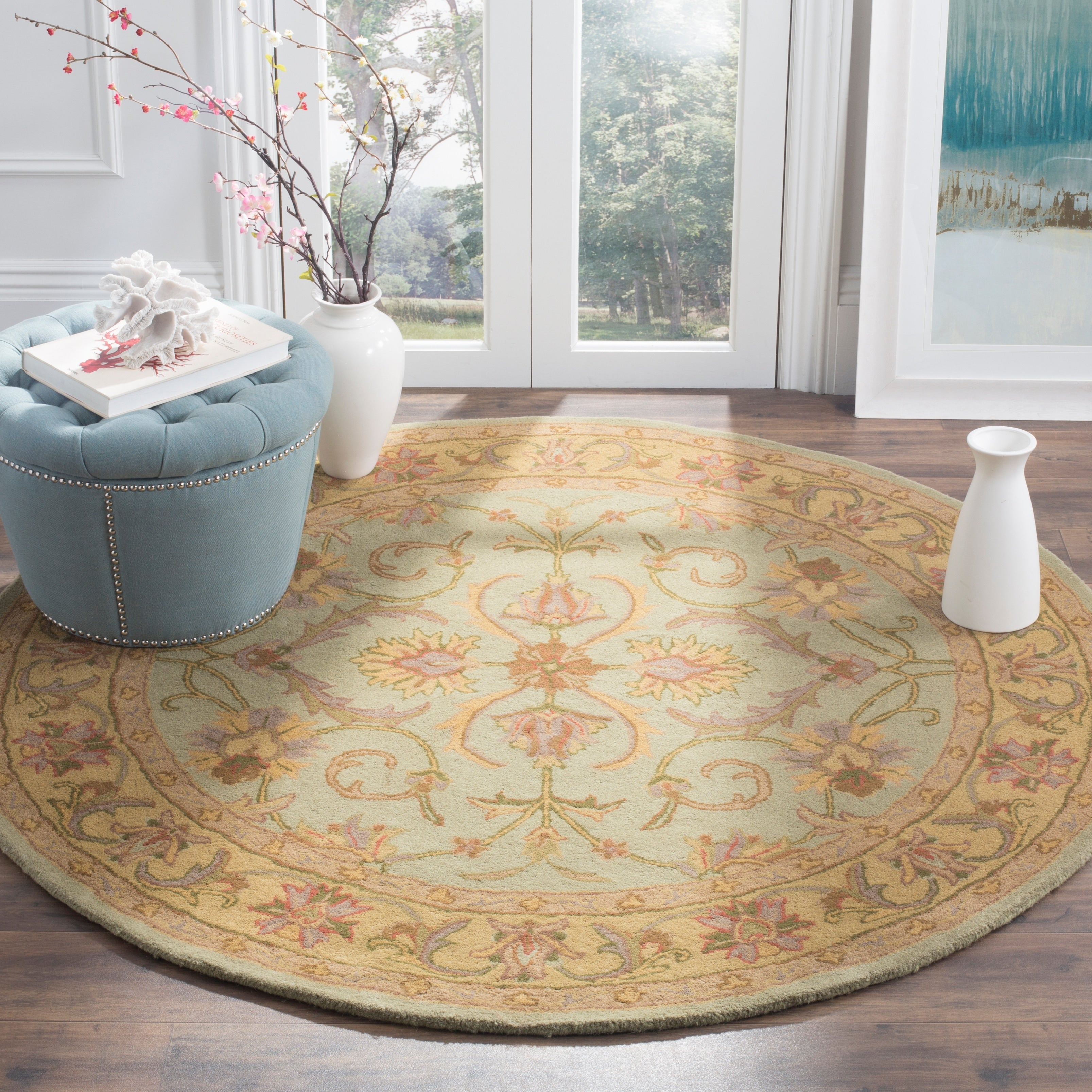 SAFAVIEH, Handmade Heritage Byzantium Traditional Oriental Wool Rug