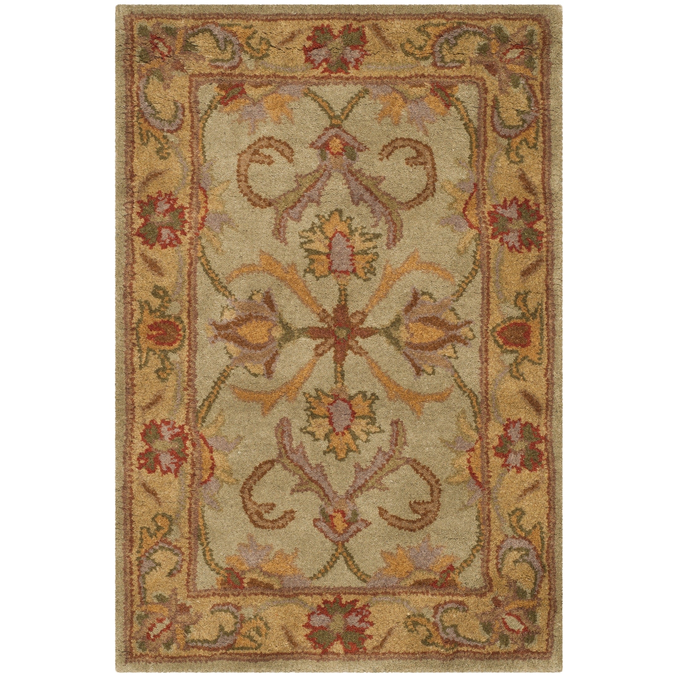 SAFAVIEH, Handmade Heritage Byzantium Traditional Oriental Wool Rug