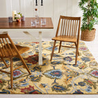 SAFAVIEH, Handmade Marietje Blossom French Country Wool Area Rug