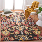 SAFAVIEH, Handmade Marietje Blossom French Country Wool Area Rug