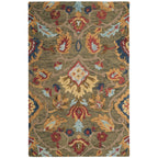 SAFAVIEH, Handmade Marietje Blossom French Country Wool Area Rug