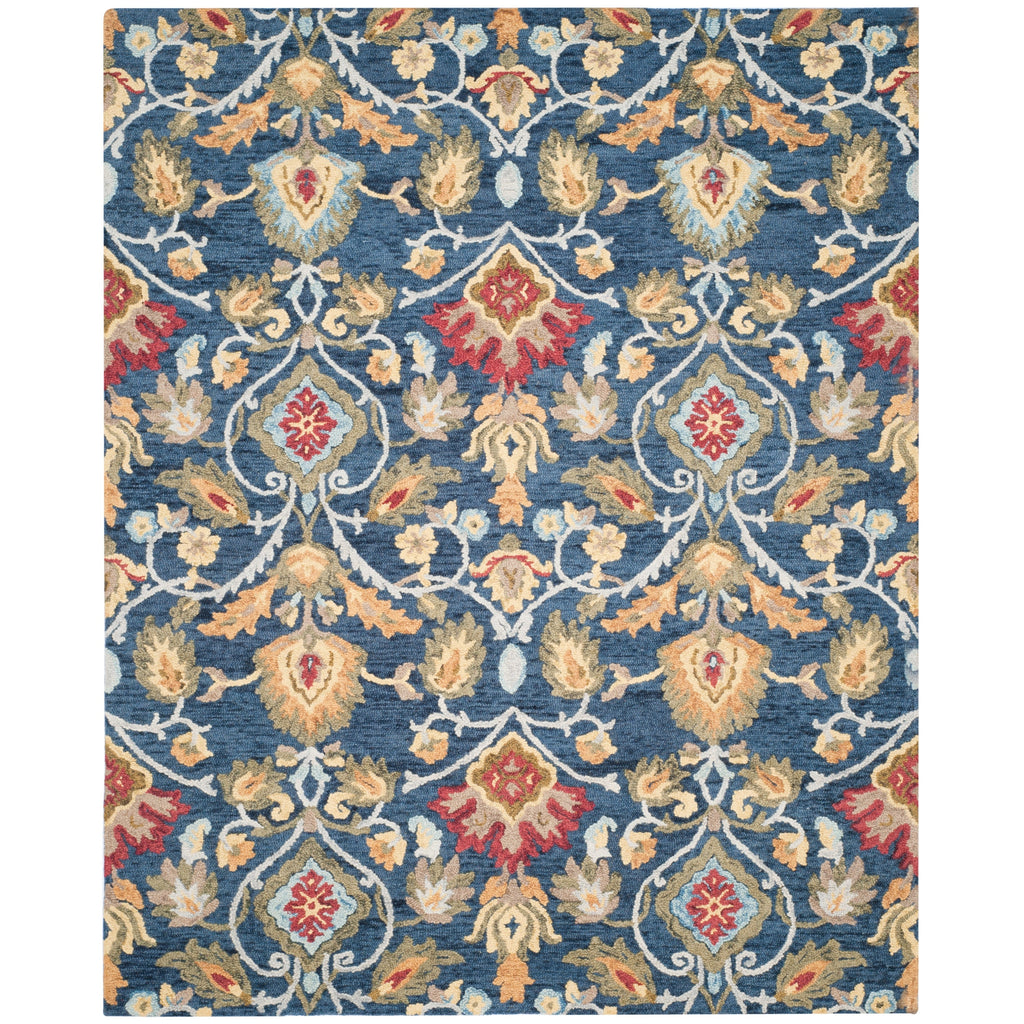 SAFAVIEH, Handmade Marietje Blossom French Country Wool Area Rug