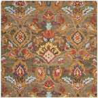 SAFAVIEH, Handmade Marietje Blossom French Country Wool Area Rug