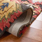 SAFAVIEH, Handmade Marietje Blossom French Country Wool Area Rug