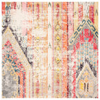 SAFAVIEH, Madison Sonya Abstract Boho Distressed Rug
