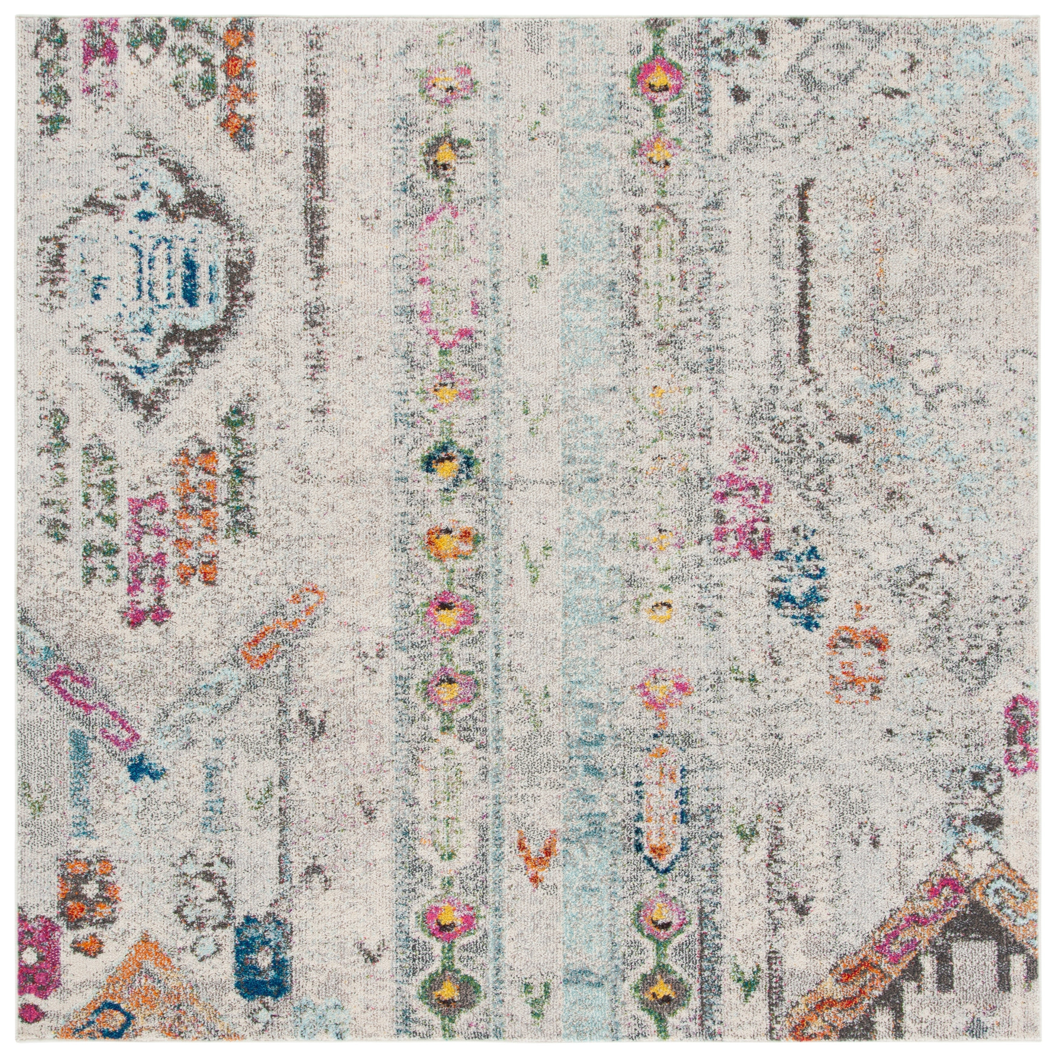 SAFAVIEH, Madison Sonya Abstract Boho Distressed Rug