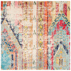 SAFAVIEH, Madison Sonya Abstract Boho Distressed Rug