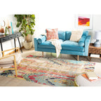 SAFAVIEH, Madison Sonya Abstract Boho Distressed Rug