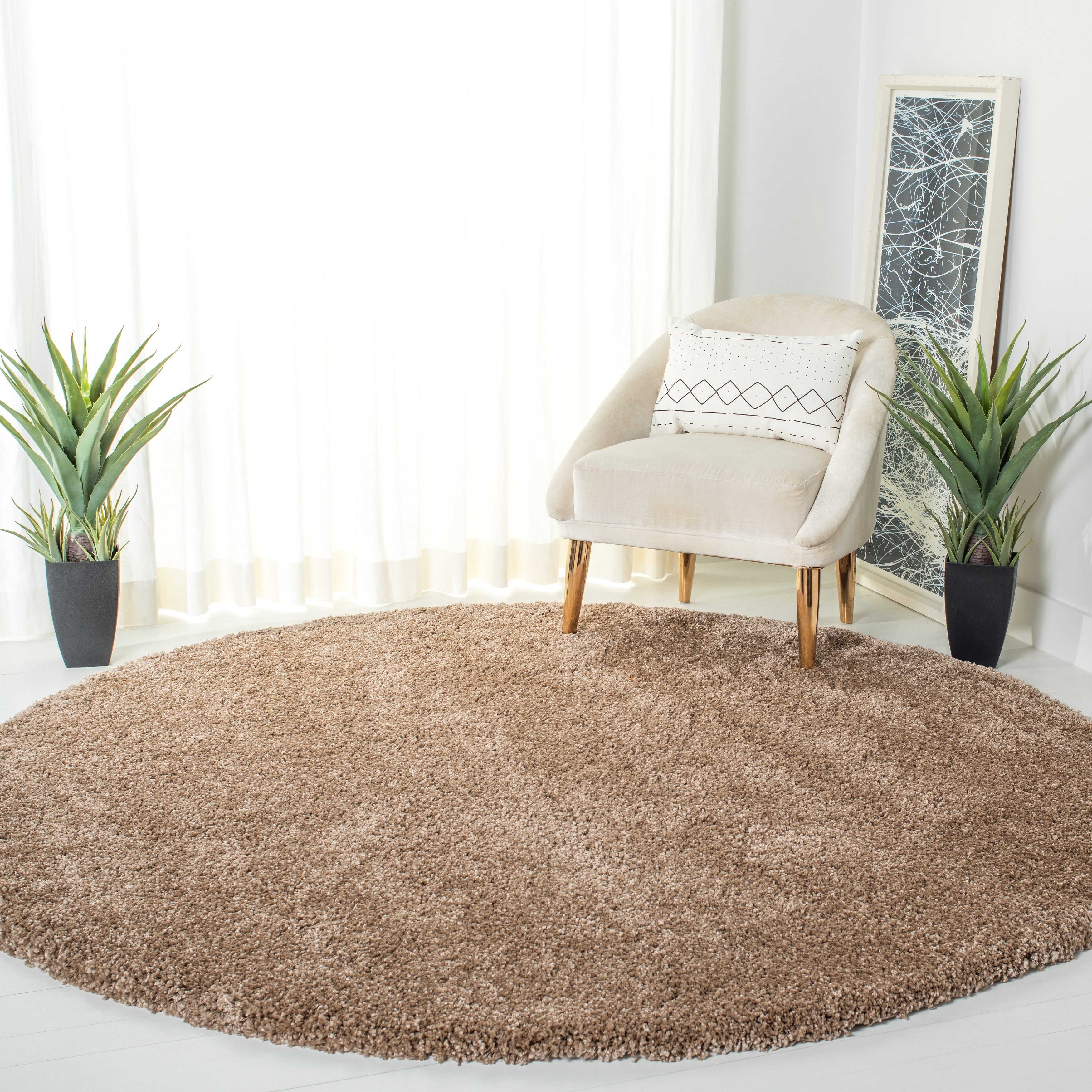 SAFAVIEH, Milan Shag Afton 2-inch Thick Area Rug