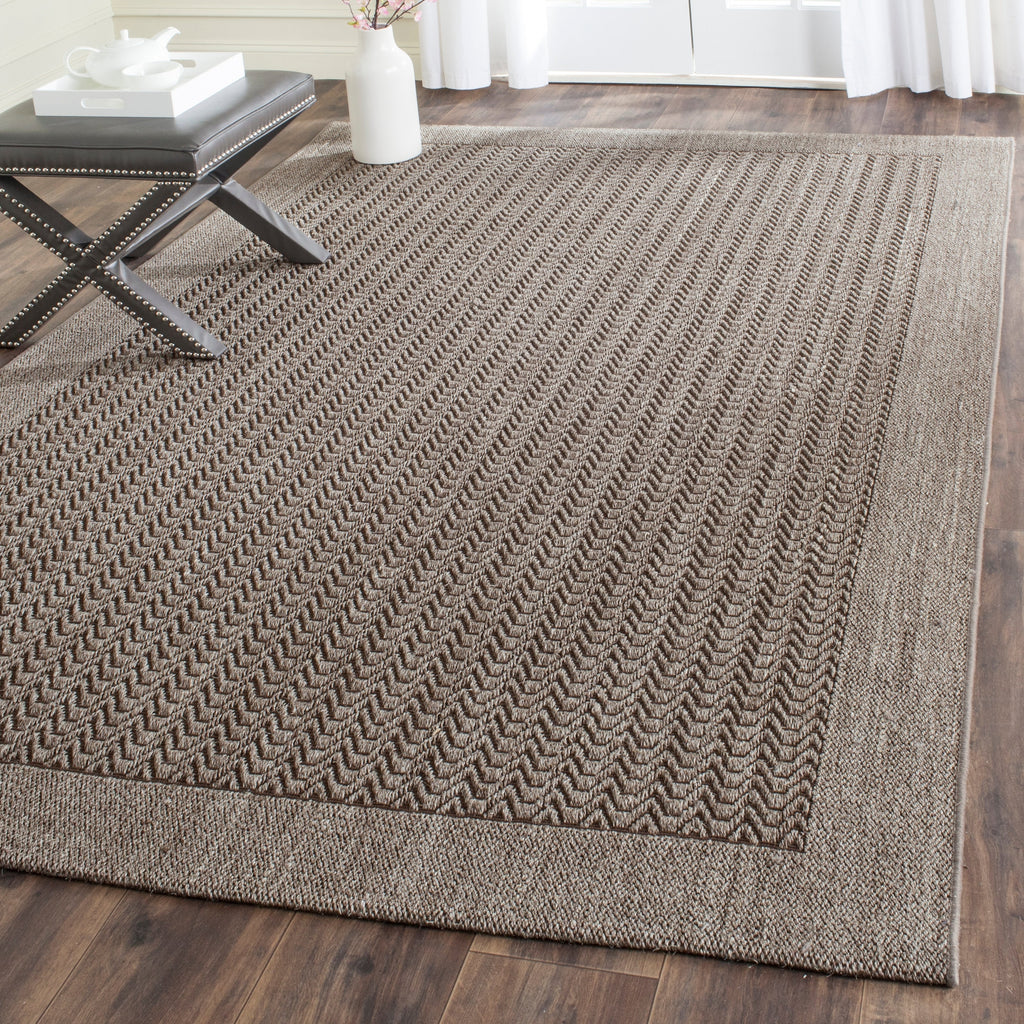 SAFAVIEH, Palm Beach Pearly Modern Sisal Rug