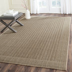 SAFAVIEH, Palm Beach Pearly Modern Sisal Rug