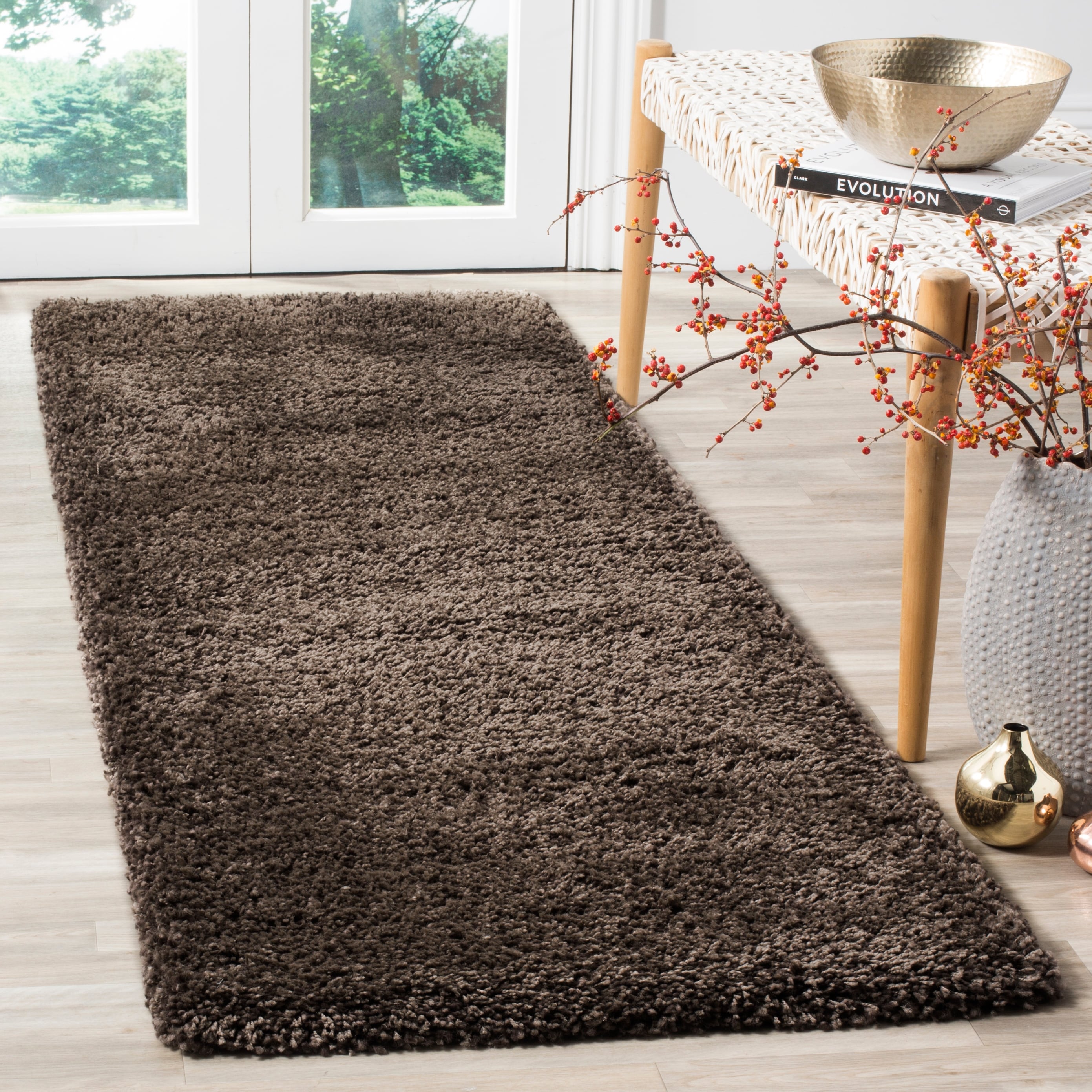 SAFAVIEH, Santa Monica Mahalia Shag 2-inch Thick Area Rug