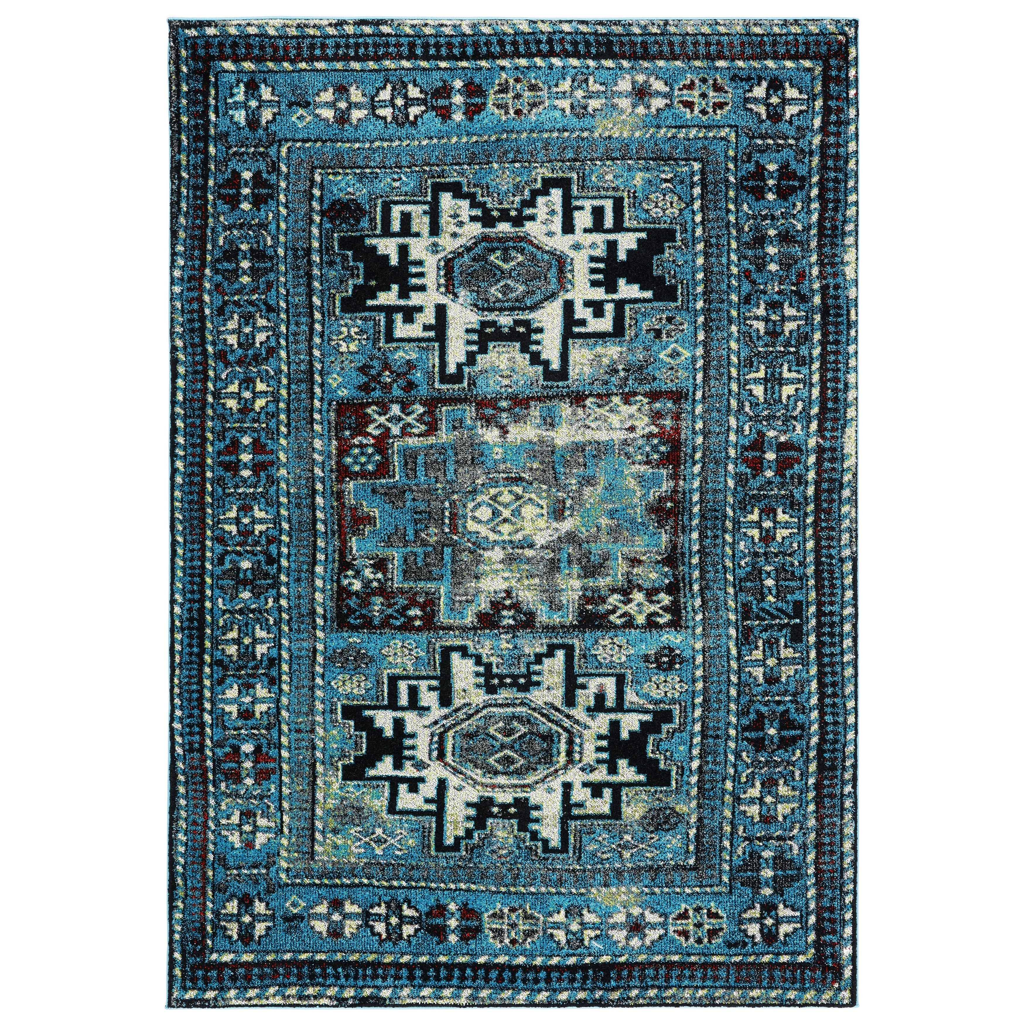 SAFAVIEH, Vintage Hamadan Lilla Oriental Distressed Rug