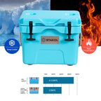 SKTAKOL 16 Quart Cooler Portable Ice Chest Leak-Proof 24 Cans Ice - See Details