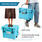 SKTAKOL 16 Quart Cooler Portable Ice Chest Leak-Proof 24 Cans Ice - See Details