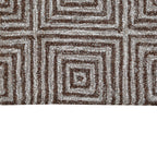 George Towne Living Sara Luxury Handmade Abstract Wool Sara Area Rug