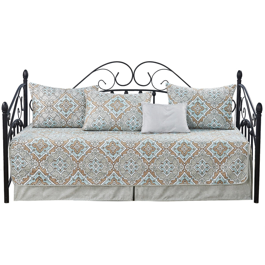 Serenta 6 Piece Cotton Blend Daybed Bedspread Coverlet Set - 75 x 39
