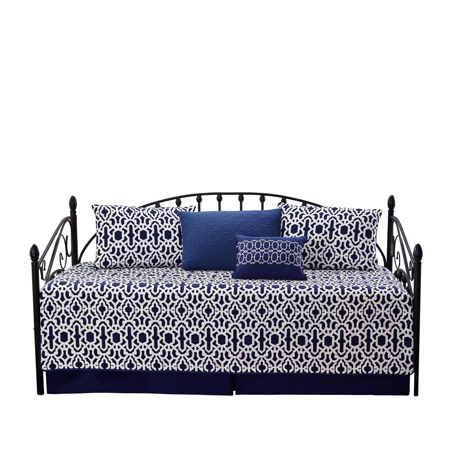 Serenta 6 Piece Cotton Blend Daybed Bedspread Coverlet Set - 75 x 39